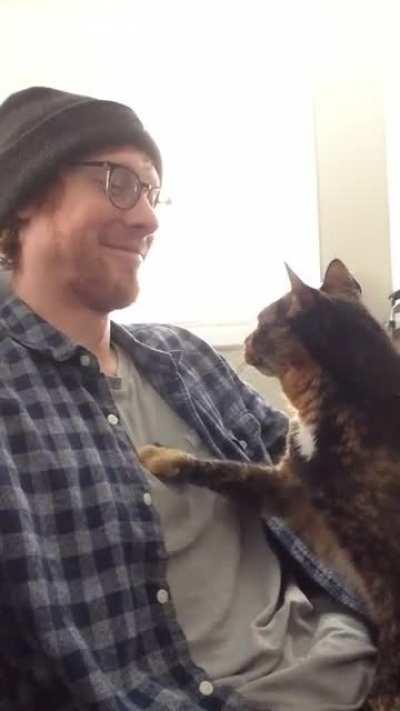 She got many pets after because she was asking so politely