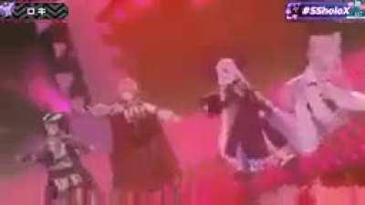 Characters in the children's movie when the villain gets absolutely obliterated in the most brutal and traumatizing way possible