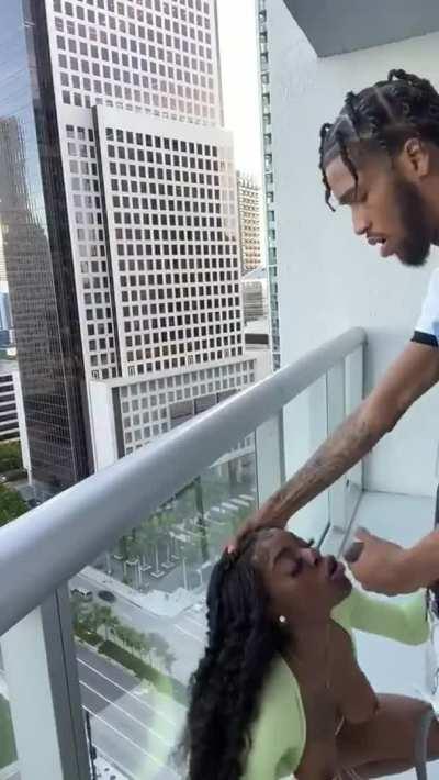 Getting It In On The Balcony