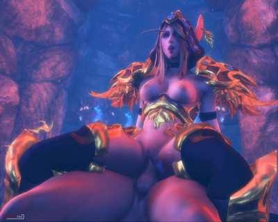 Sylvanas Windrunner Reverse Cowgirl (ScathachAlter) [World of Warcraft]