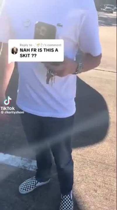 Theodis Daniel, father of 13-year-old boy named honorary U.S. Secret Service member, gets into argument with woman over him allegedly nearly hitting her car.