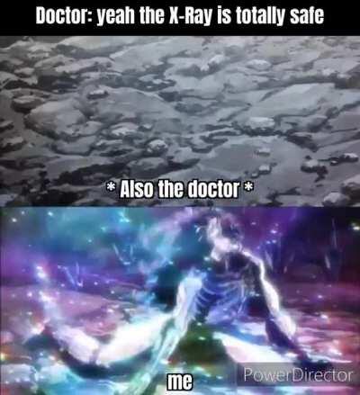 I assure you Mr. Patient, going in that nuclear shelter is a protocol procedure for us