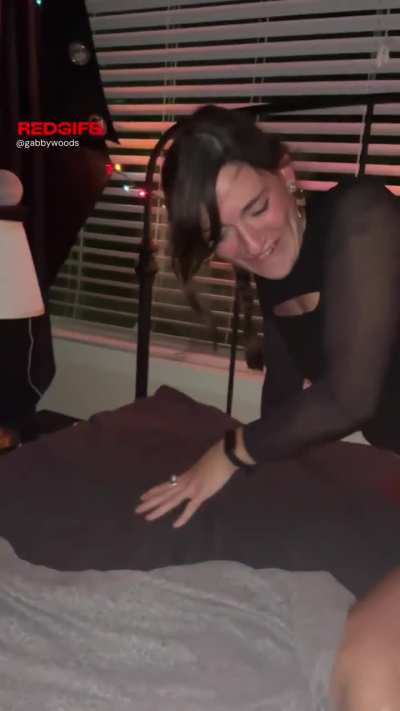 Pushing out a thick load and eating it