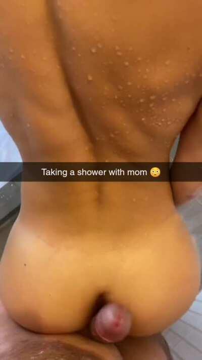 Shower with mom