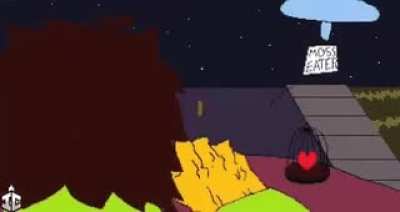 Wrote some lyrics for a potential “Kris runs over Sans with lyrics”