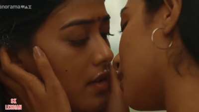 Dayana Hameed And Gopika Manjusha Kiss Scene Lesbian ( Soul Stories 2024 )