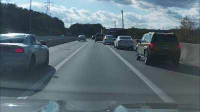 When two idiots play chicken.