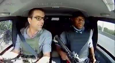 Escaping an armored truck robbery