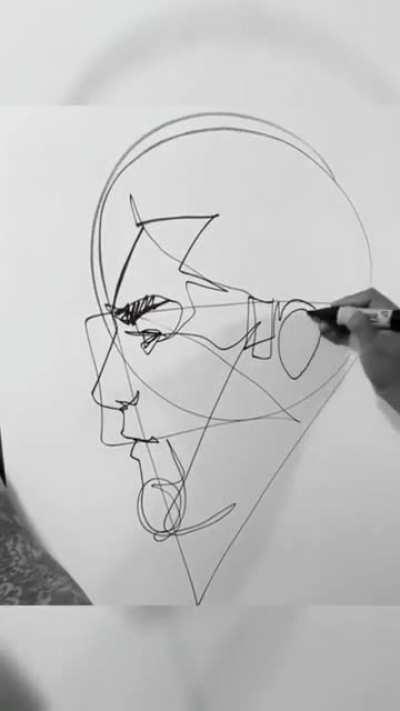 One continuous line to make one integral man