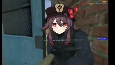 Hu Tao plays Counter Strike and fucking dies