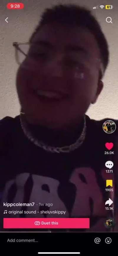 he’s dating 4 girls at once and calls it a throuple btw