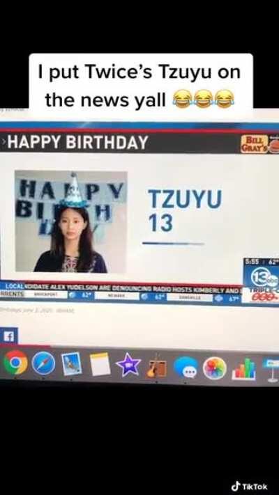 Chewy on your local news - credits @mfilms99