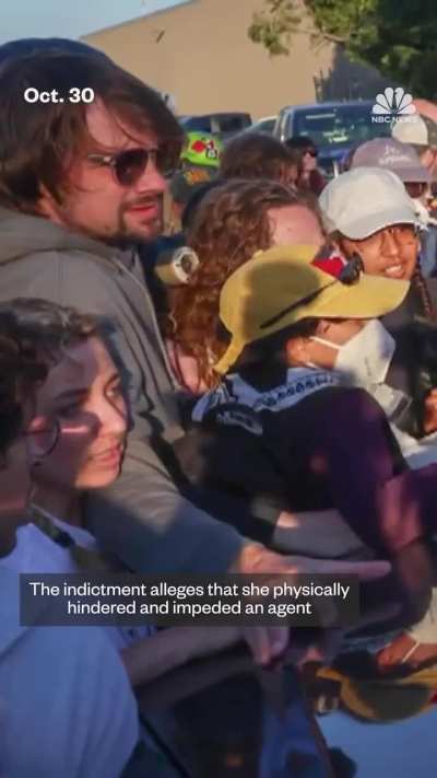 DOJ indicts Democratic congressional candidate Kat Abughazaleh over ICE protests, in allegedly blocking vehicles outside of federal immigration facility in Illinois, who called the charges, 