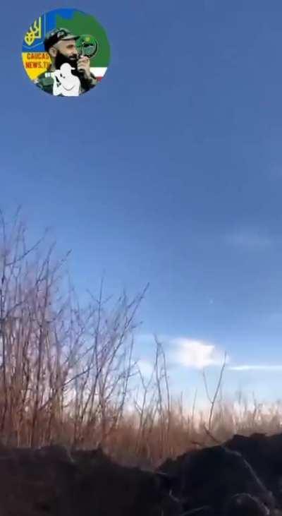 ua pov Pro-UA Chechens reportedly hit an enemy drone with their rifles