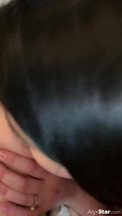 Sounds like she's having fun