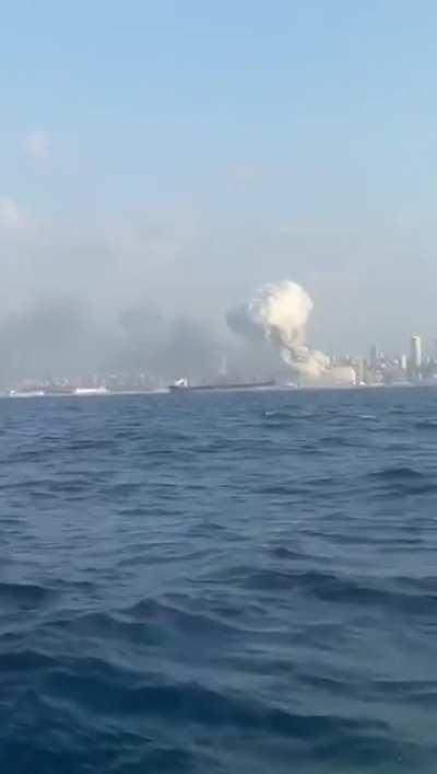 Beirut port. Today August 4 2020