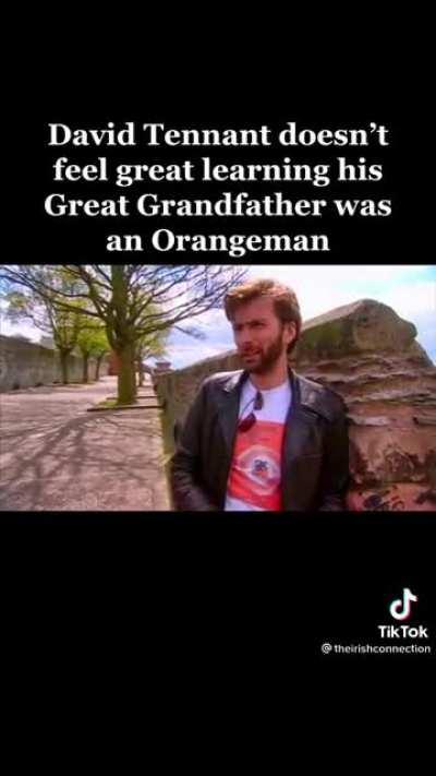 Well that's David Tennant getting a ban from r/northernireland
