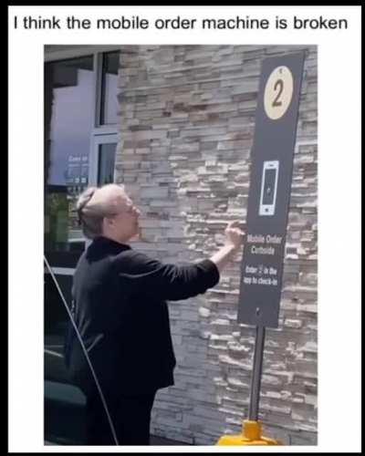 To order a tasty meal