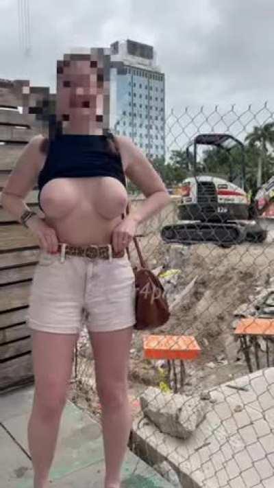 Giving the contstruction peeps something to enjoy this weekend [GIF]