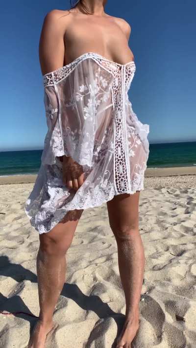 how often do you see titties at the beach
