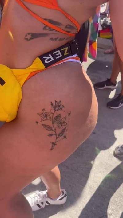Shaking ass at Pride