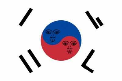 Flag of South Korea (perfected, still animated)