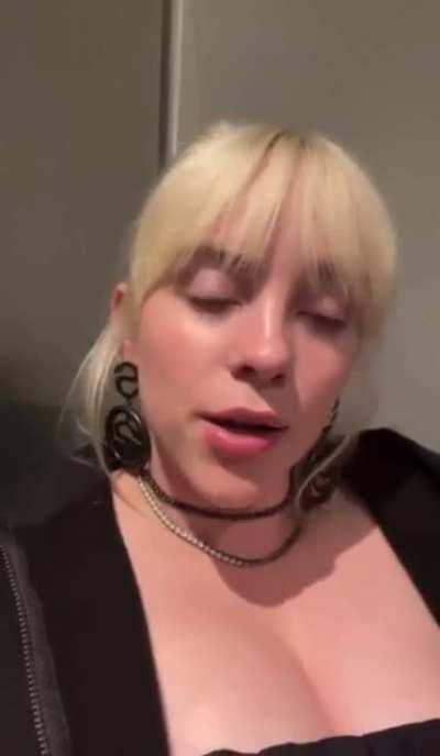 And once more, Billie Eilish and her massive tits
