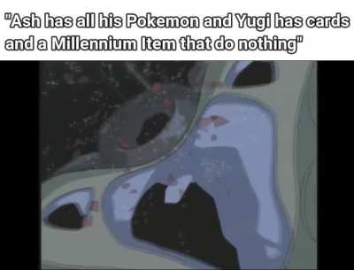 Ah yes, because he's clearly powerless without his cards.