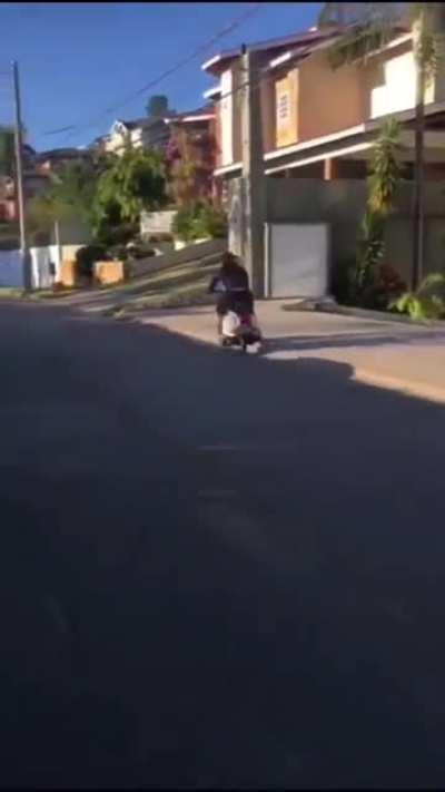 Laughter turns into shock