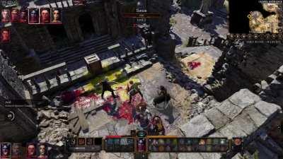 Shoving seems pretty powerful...