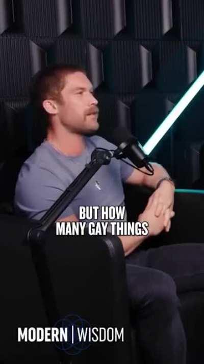So let me get this straight.  A straight man can suck some pen!s and eat man ass, but not be gay ??🤔