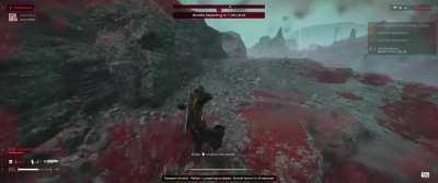 Helldive difficulty, shuttle leaving in seconds, all my friends are dead, all I had was Democracy™️.