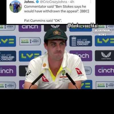 chad pat cummins as always