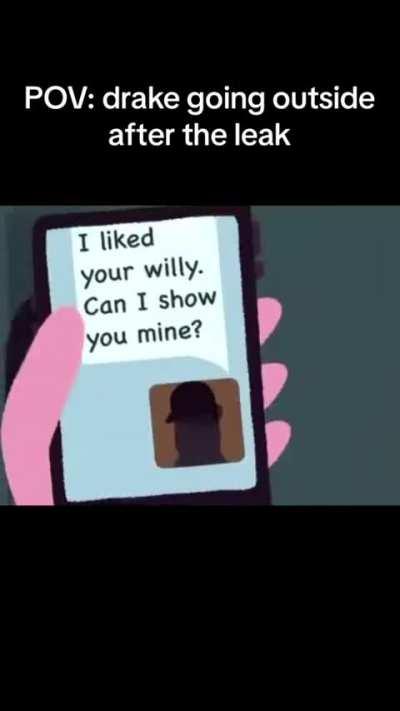 Drake the type of Willy Walt to have this happen to him after the leak