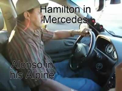 Alonso at Hungary 2021