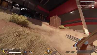 Creeping up on this cat in the firing range triggers an undiscovered easter egg