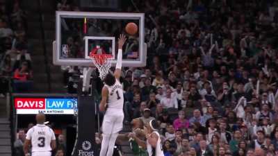 Please Enjoy Wemby's Glorious 12' block in Slomo