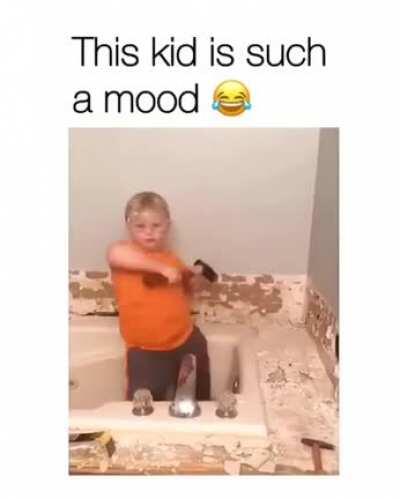 This Kid is in such a mood!