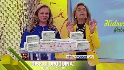 Compre já sua cloroquina patriota contra coronavírus