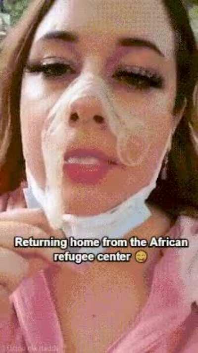 This was me and all the white girls in town during the migrant crisis first wave