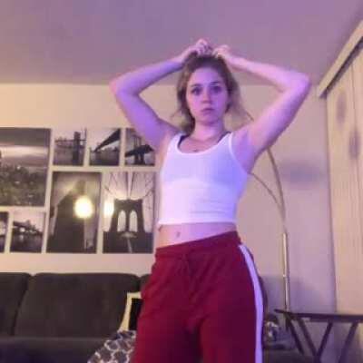 Brec Bassinger Dancing in a Tank Top