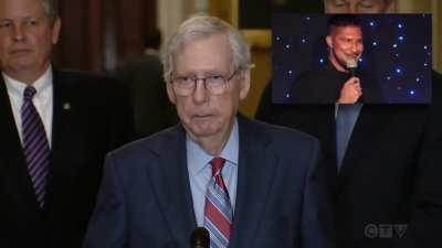 Hot mic reveals the real reason for Mitch McConnell's episode