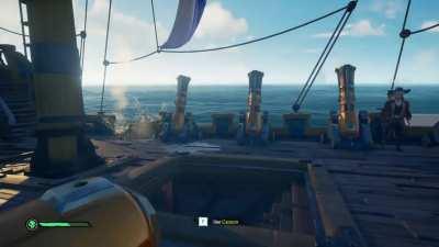 Luigi tries to sink my boat with a bucket...