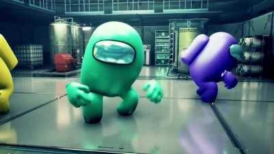 Amazing among us meme template