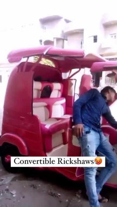 Mahindra Scorpio converted to rickshaw 