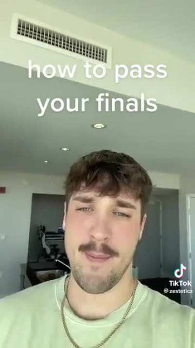 Secret technique to pass all of your finals