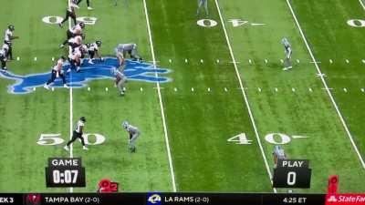 Official Game clock on the delay of game no-call