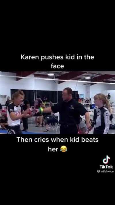 Kid pwning Karen