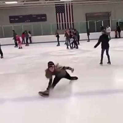 HMC The ice wasn’t ready for my moves—or my falls