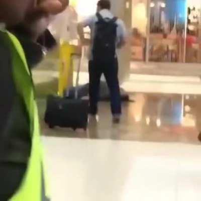 that man in front of the camera didn't look prepared